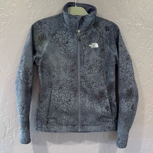 The North Face Floral Blue Jacket - S